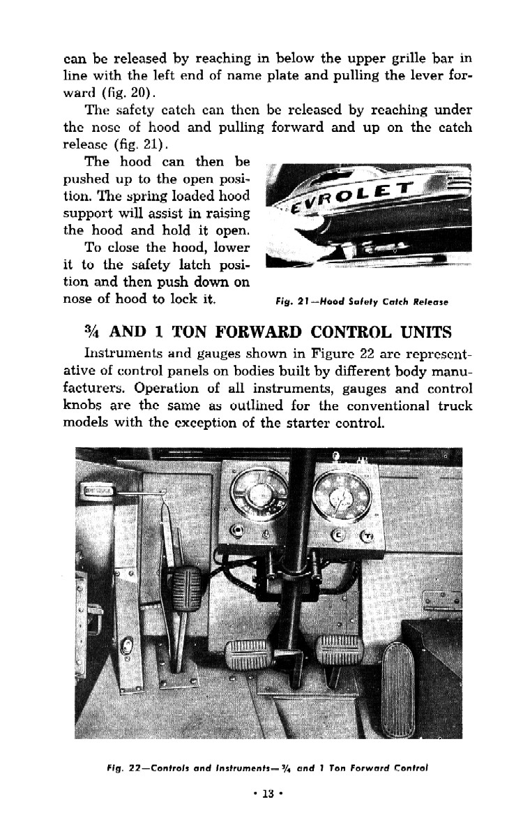 1952 Chevrolet Trucks Operators Manual Page 98